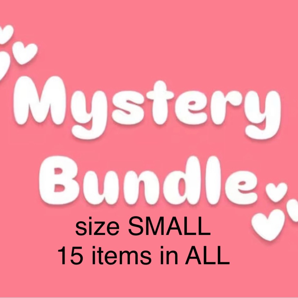 MYSTERY BUNDLE 
All Women's Size SMALL 
15 Pieces in Total